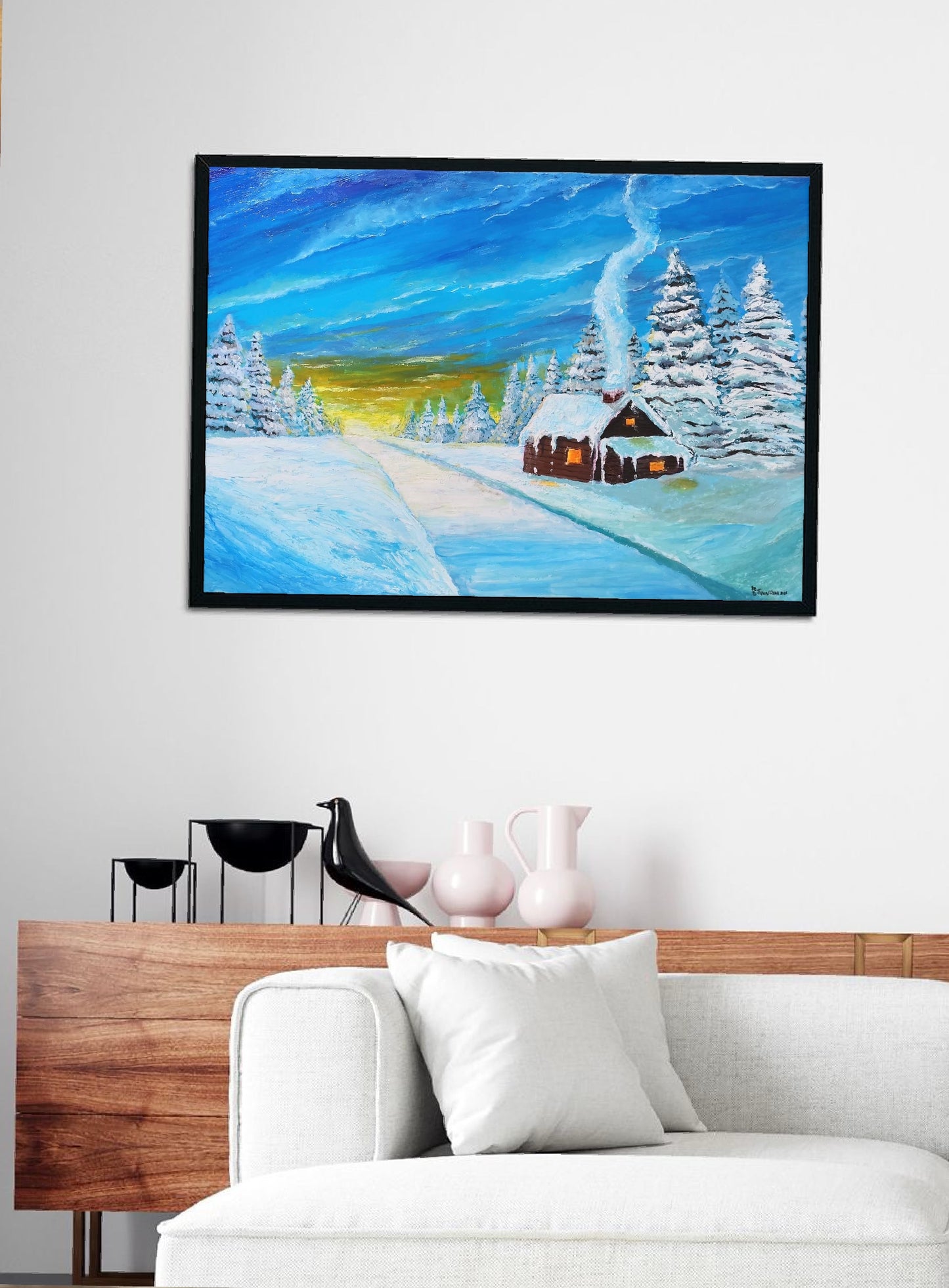 スウィート・コールド・ホーム / 90x 65 cm