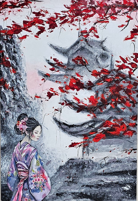 A mulher de kimono