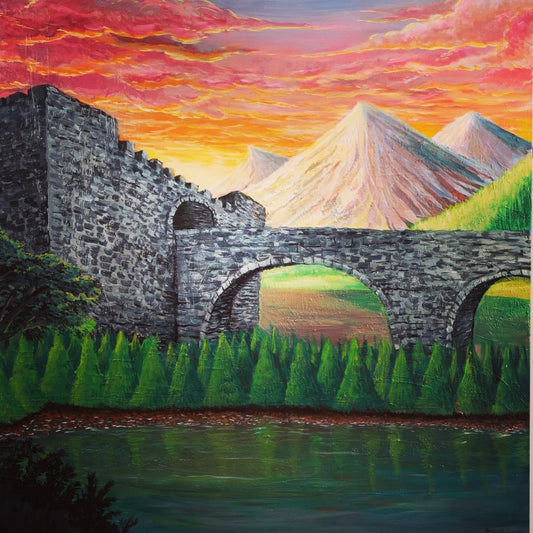 The castle (O Castelo) 100x 100 cm