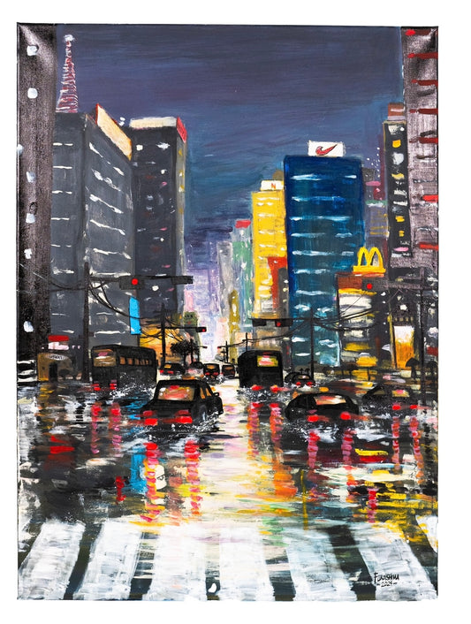 The Night City ( A Cidade Noturna) 90x 65cm