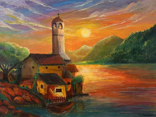 The Church( A Igreja) / 90x 65 cm