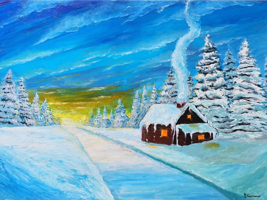 Sweet Cold Home (Doce Gelado Lar) / 90x 65 cm